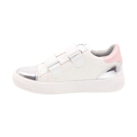 American Club Sneakers, sportskor amerikanska 16699 rosa grå vit 2