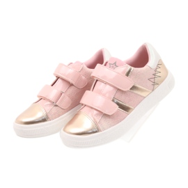 American Club Sneakers, sportskor amerikanska 16699 rosa gul 3