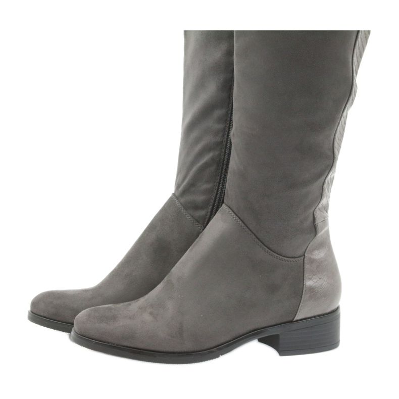 Grå Filippo 379 knästövlar 5