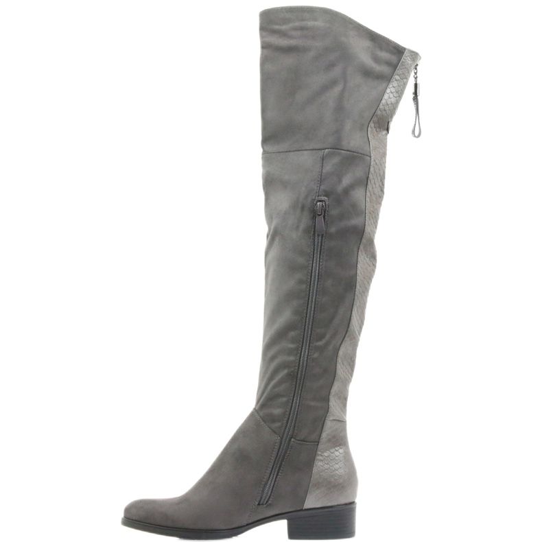 Grå Filippo 379 knästövlar 2