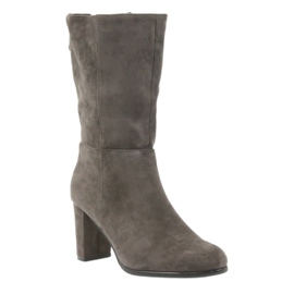 Mörka stövlar stövlar Coffe Sergio leone beige 1