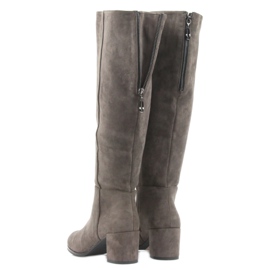 Mörka stövlar Coffe Sergio leonebrun 4