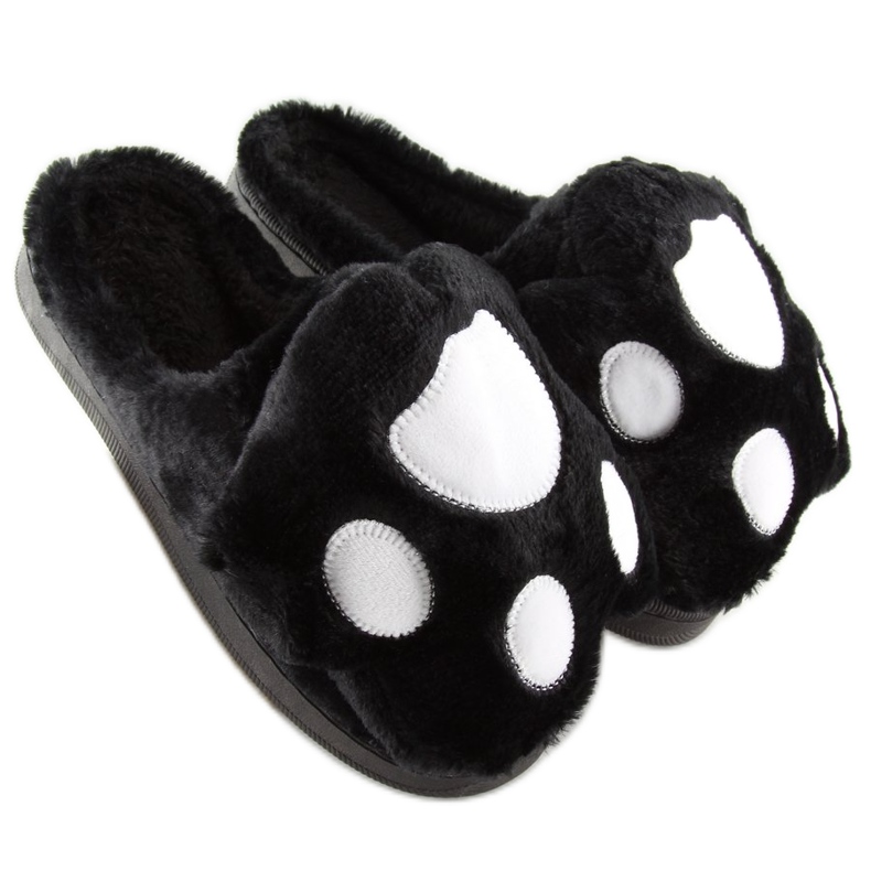 Svarta kvinnors svarta tofflor DD93 Svart 1