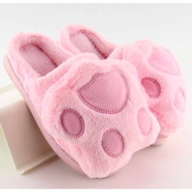 Rosa tofflor för kvinnor DD93 Rosa 2