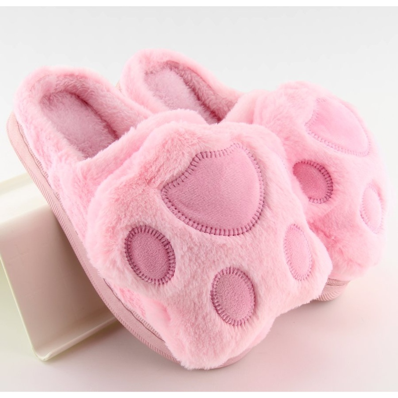 Rosa tofflor för kvinnor DD93 Rosa 2