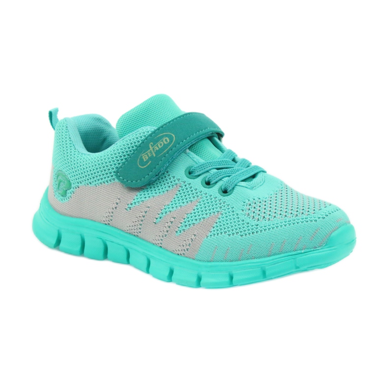 ADI barnsportskor Befado 516Y026 grå grön 1
