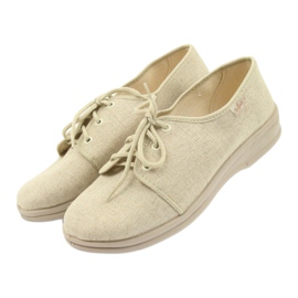 Befado herrskor pu 630M007 beige 3