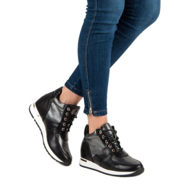 J. Star Sports wedge sneakers svart 1