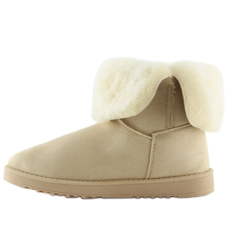 Emusy med pompongbeige SP04P Beige 1