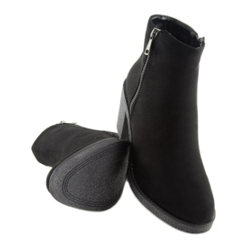 Svarta bredklackade stövlar 2013 Svart 1