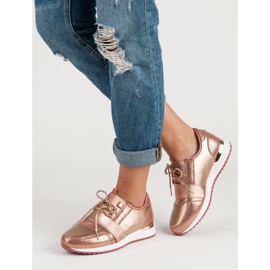 Slip-on sportskor mångfärgad rosa 2