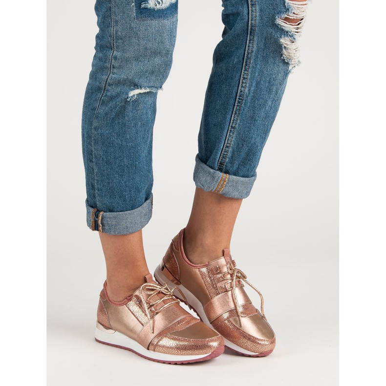 Slip-on sportskor mångfärgad rosa 1