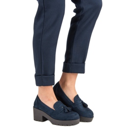 Ch. Creation Snygga mockasinskor blå 2