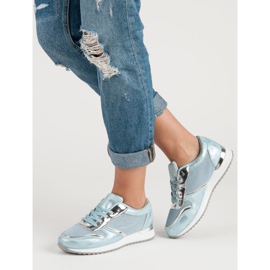 Trendiga sportskor blå 2