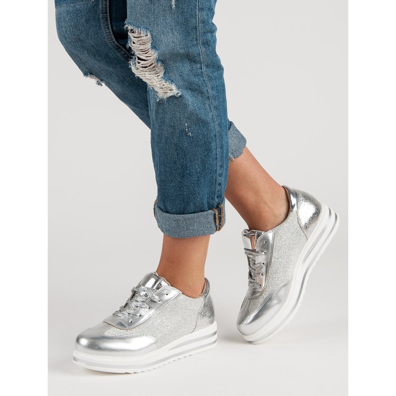 Fama Trendiga sneakers grå 2