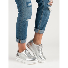 Fama Trendiga sneakers grå 1