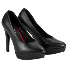 J. Star Sexiga platåklackar svart 1