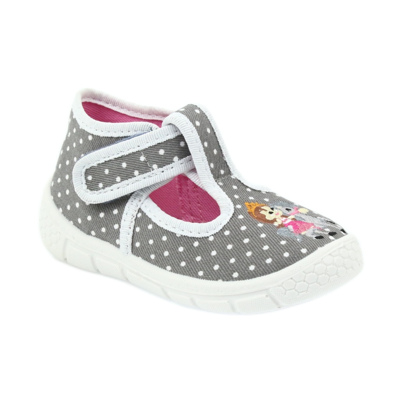 Befado barnskor honung pu 531P006 vit grå 1