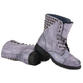 Kayla Snörda arbetare blå 2