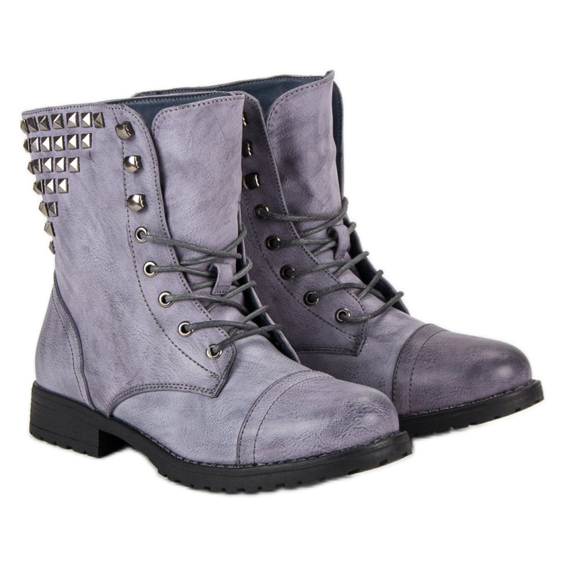 Kayla Snörda arbetare blå 1