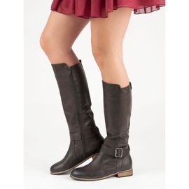 Klassiska ridskor grå 1