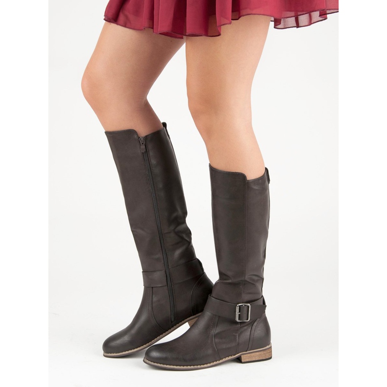 Klassiska ridskor grå 1