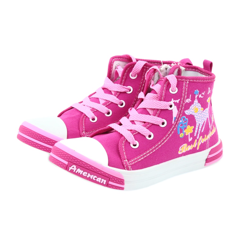 American Club Rosa sneakers med dragkedja amerikanska TEN13 blå 3