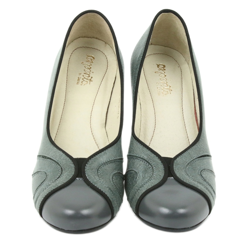 Espinto Classic Women's High Heels 395 Tęg G1/2 Gray grå 4