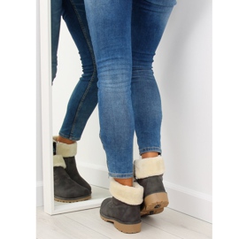 Grå ZY9210 Grå tjockisolerade stövlar 2