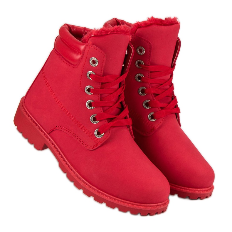 Bestelle Red Warm Trappers röd 1