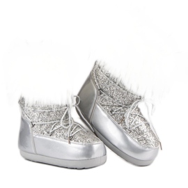 Trendiga snöskor grå 2