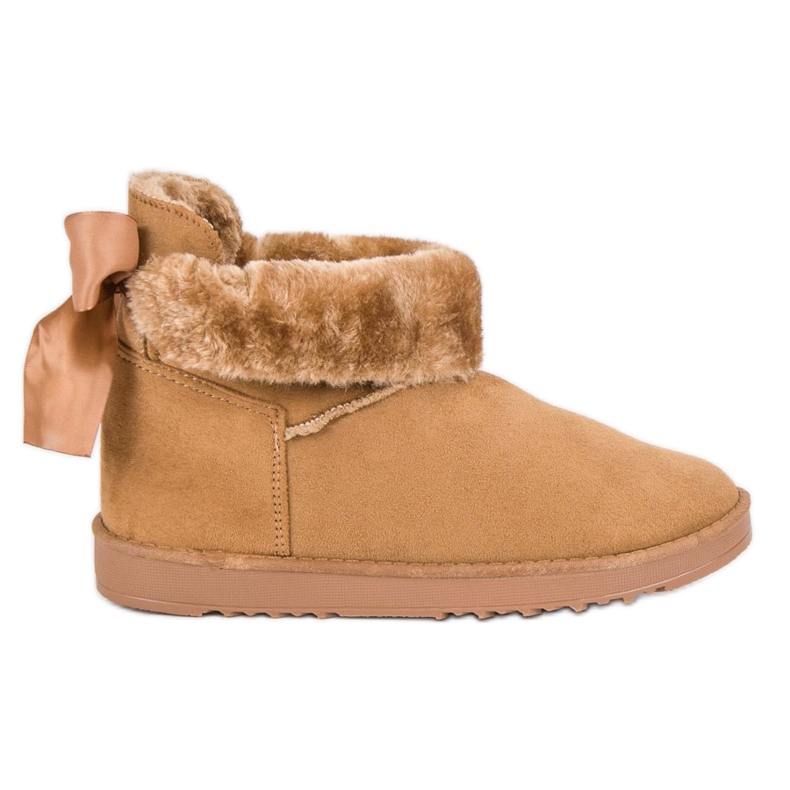 Snöskor med upprullningsskaft brun 1