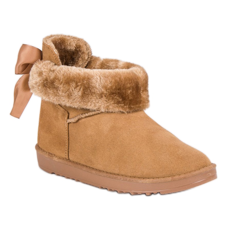 Snöskor med upprullningsskaft brun 2