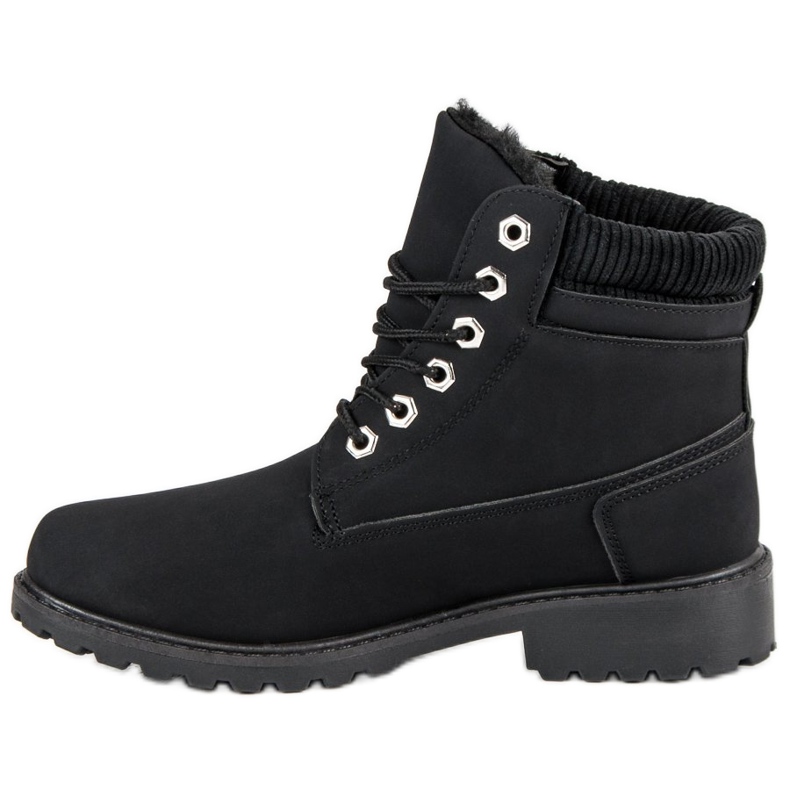 Black Warm Trappers svart 1