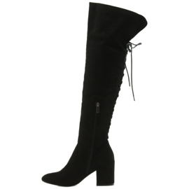 Black Heel stövlar Black Big Star 274517 svart 2