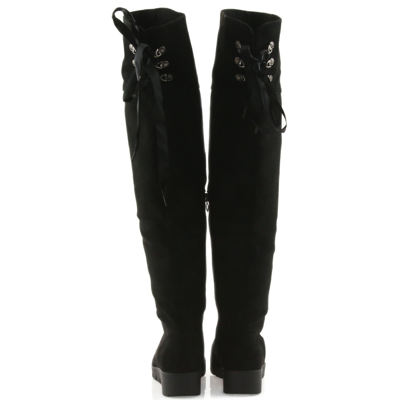 Svarta Filippo långa stövlar 3