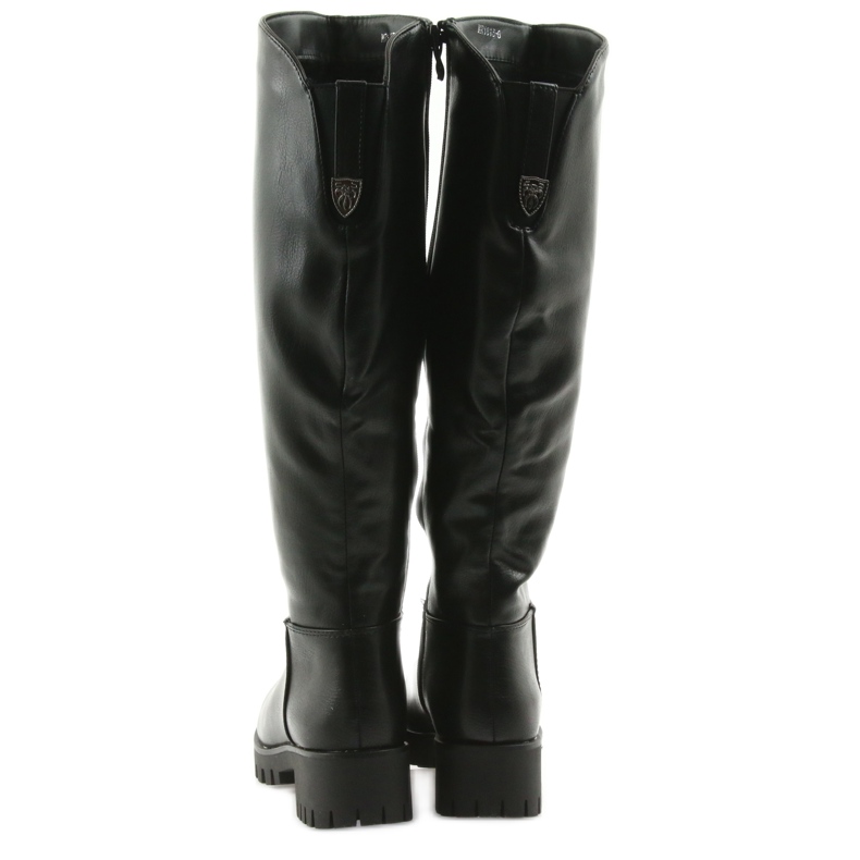 M.Daszyński Stövlar med tjock botten Daszyński MR1813 svart 3