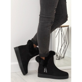 Varma svarta snöskor MZ-75 Svart 2