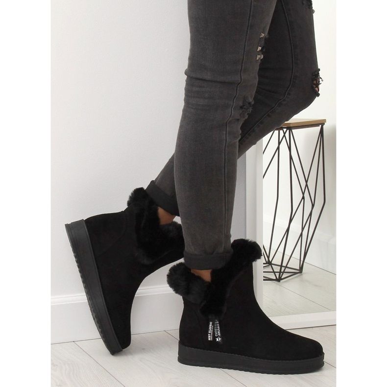 Varma svarta snöskor MZ-75 Svart 2