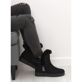 Varma svarta snöskor MZ-75 Svart 1