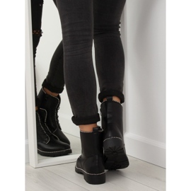 Black Workery stövlar 2577 svart 2