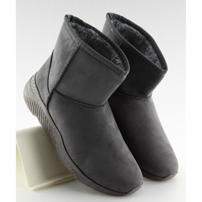 Grå Kvinnors grå snöskor D009 Grå 1