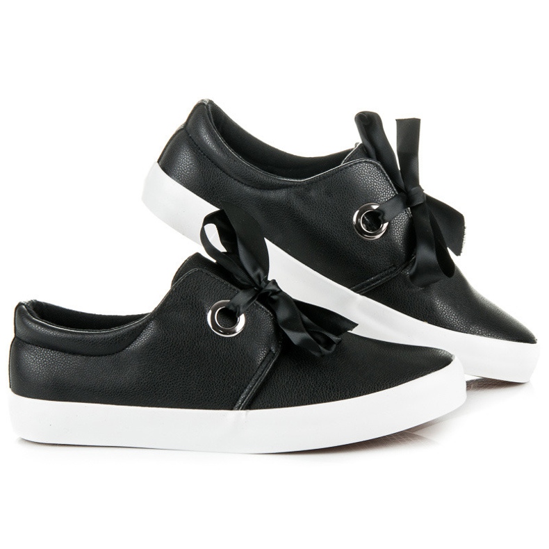 Seastar Sneakers bundna med ett band svart 2