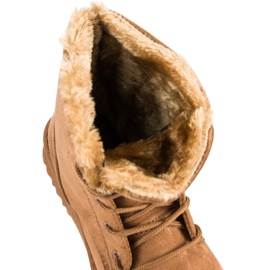 Forever Folie Varma mocka stövlar brun 1