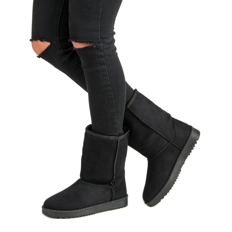 Klassisk mukluki svart 2