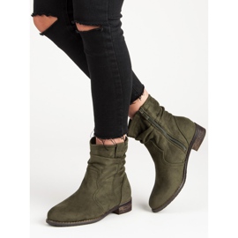 Nio Nio Olive Booties grön 2