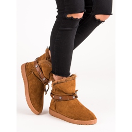 Dekorerad Mukluki brun 2