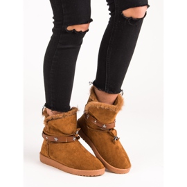 Dekorerad Mukluki brun 1