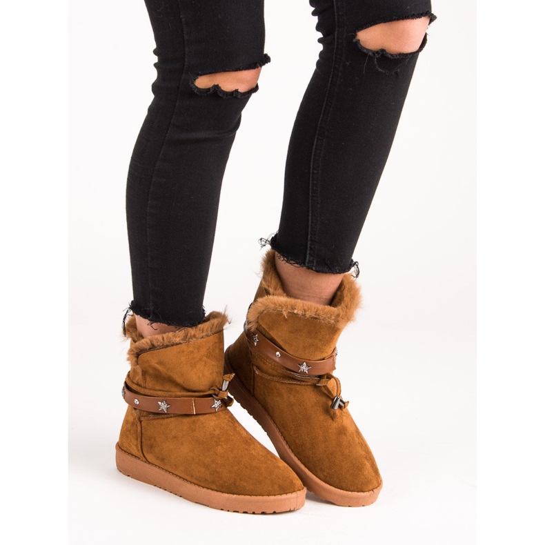 Dekorerad Mukluki brun 1