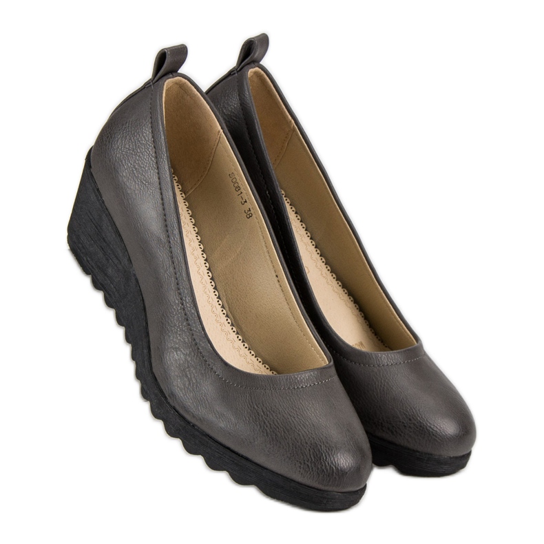 J. Star Grå kilpumpar 2